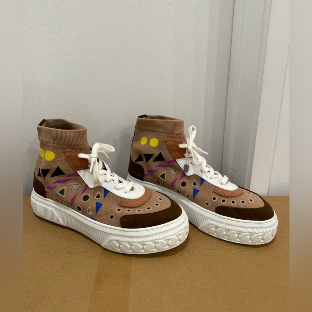 Casadei High-Top Platform Sneakers RARE